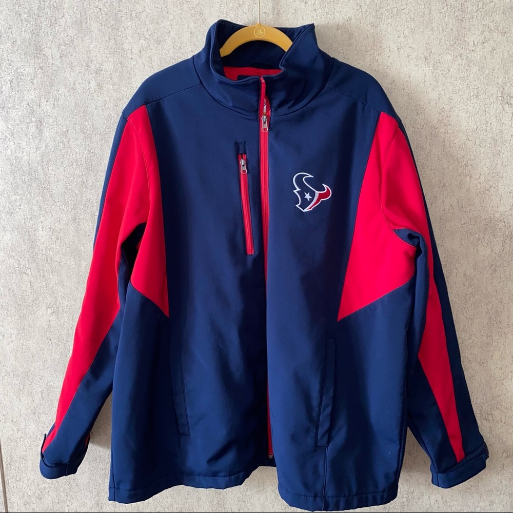 🍁 NFL Quarter Zip Houston Texans Jacket